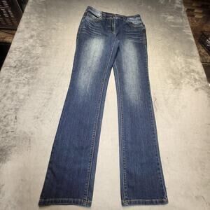 Cecil Toronto Jeans Womens 30 Blue Bootcut Mid Rise Medium Wash Stretch